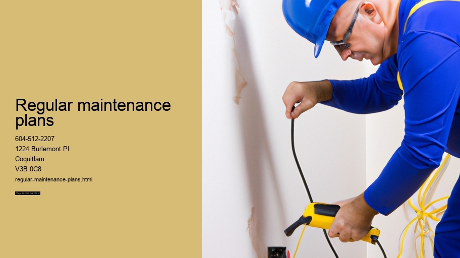 Regular maintenance plans