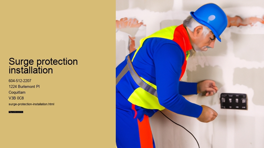 Surge protection installation